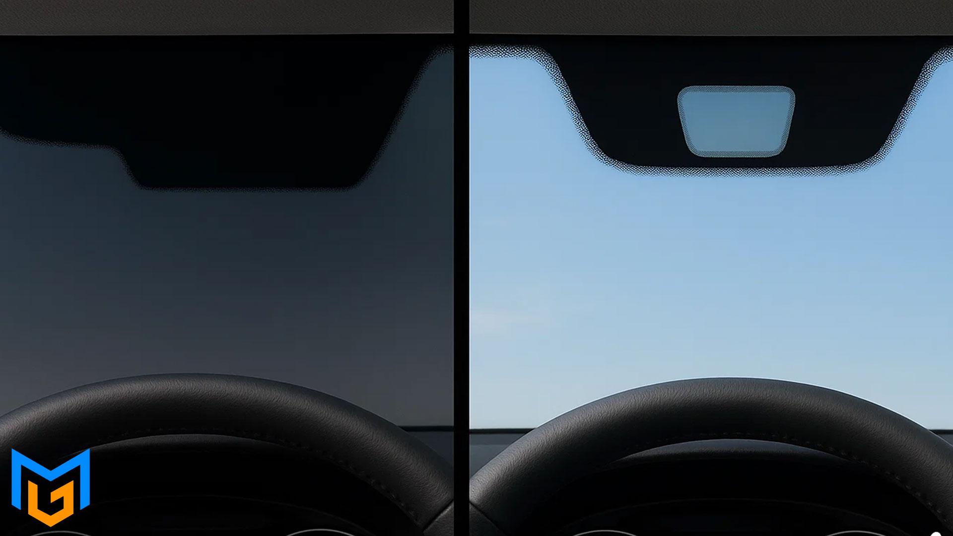 تفاوت شیشه سولار سنسوردار و برچسب دودی