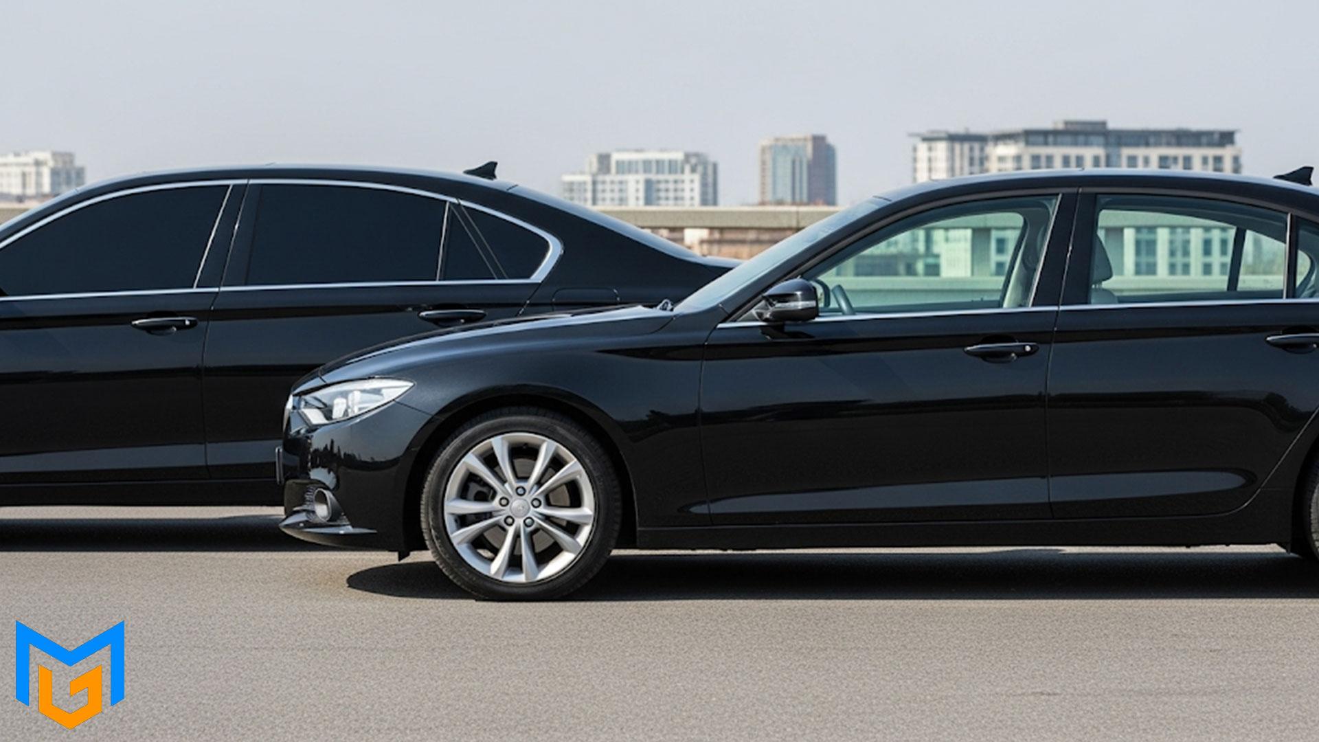 تیرگیِ یکنواختِ پنجره‌های جانبی و تفاوت‌شان با شیشه های معمولی