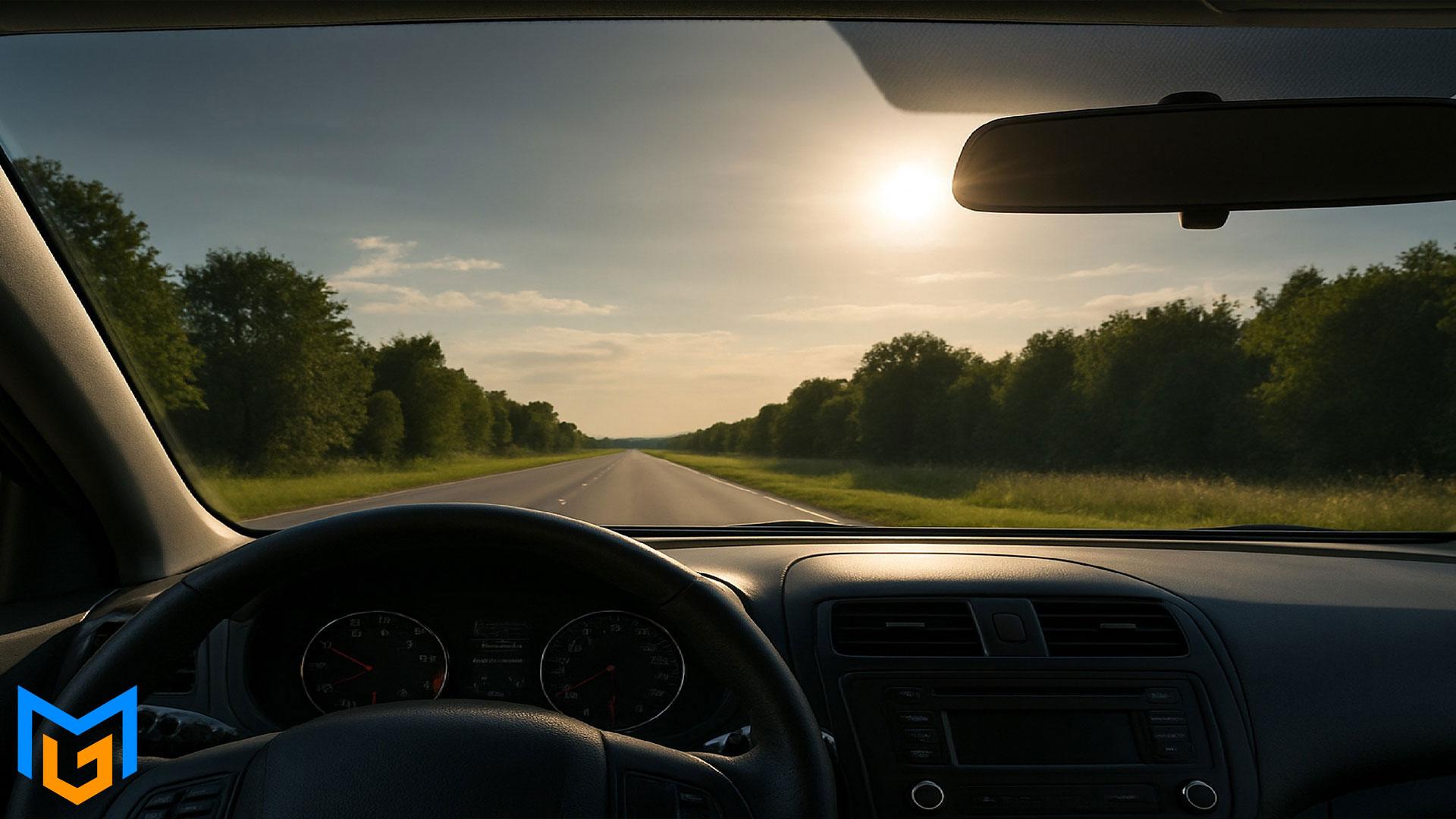 شیشه سولار از زاویه دیده راننده