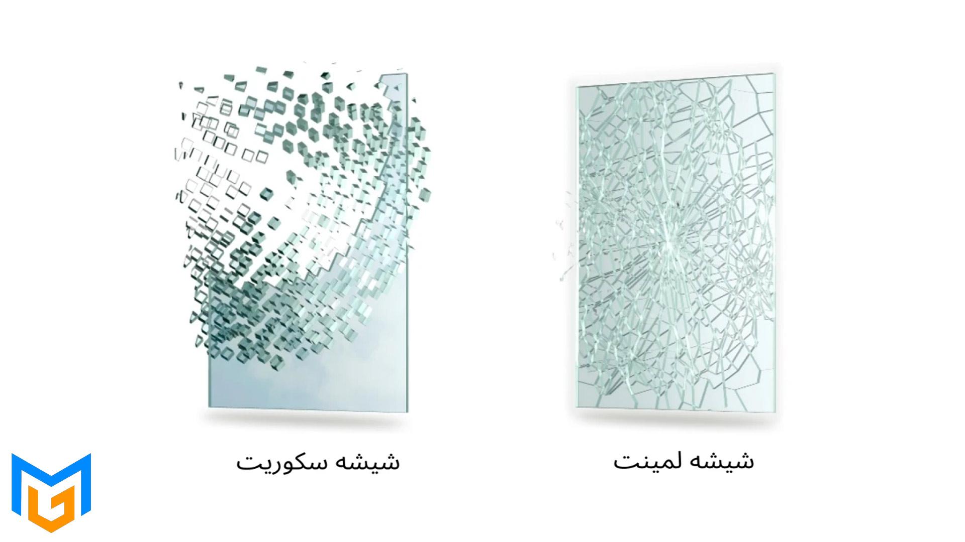 نوع شیشه جلو (سکوریت یا لمینت)