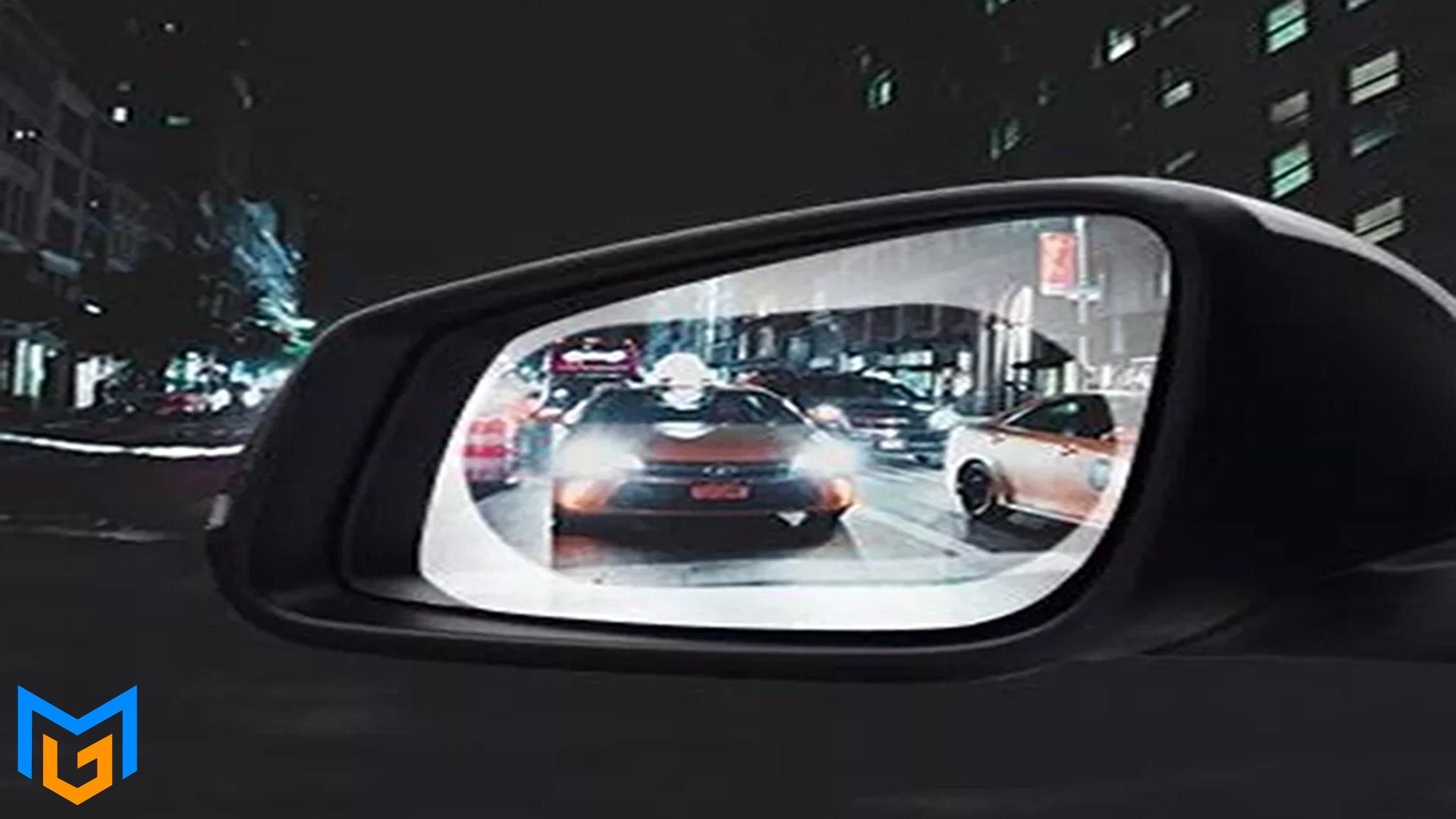 برچسب آبگریز و ضد بخار آینه بغل