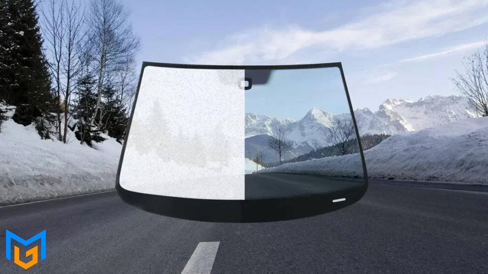 مقایسه دید راننده با و بدون شیشه سولار