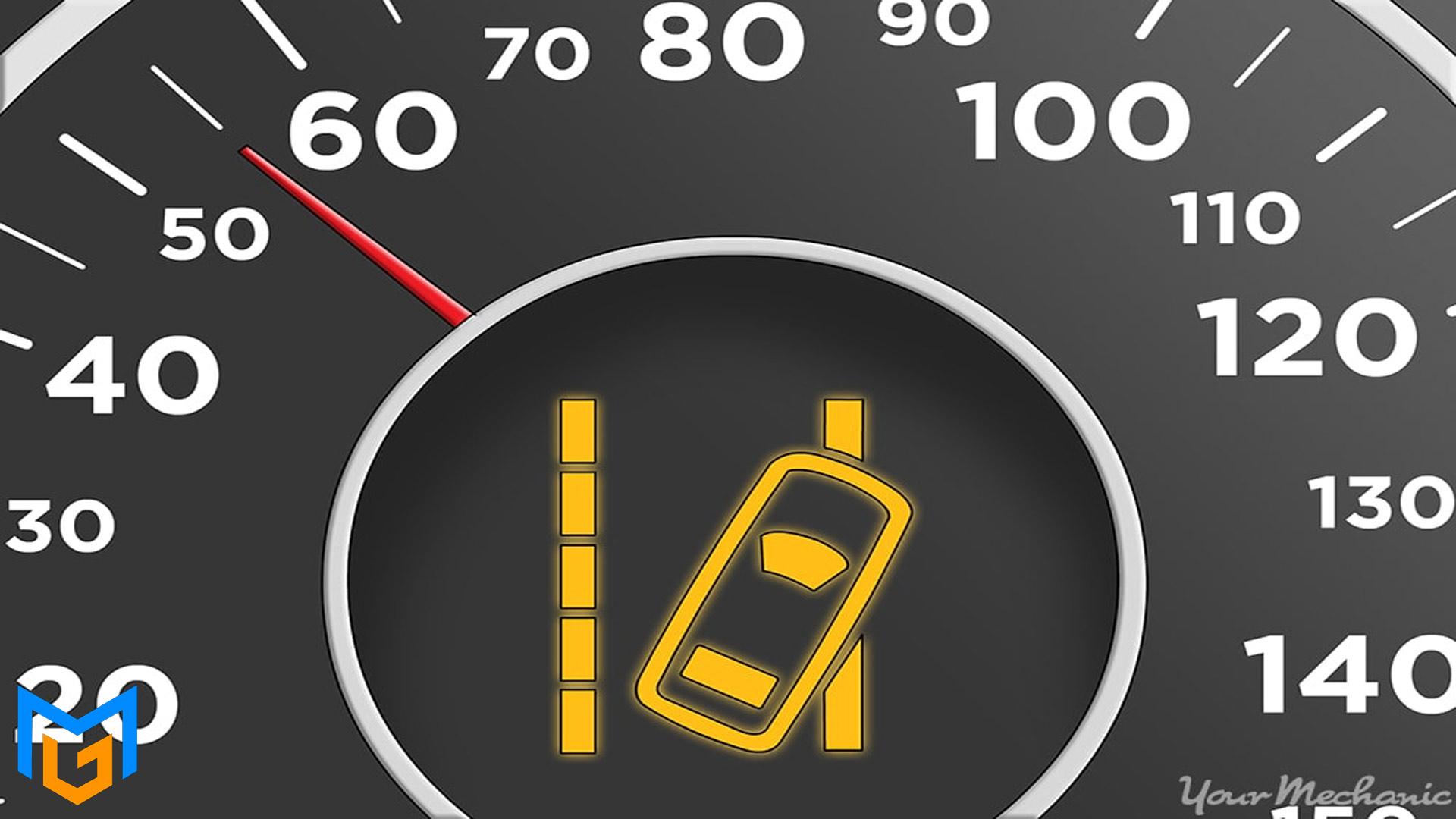 نمایش هشدار رادار بین خطوط روی نمایشگر پشت فرمان