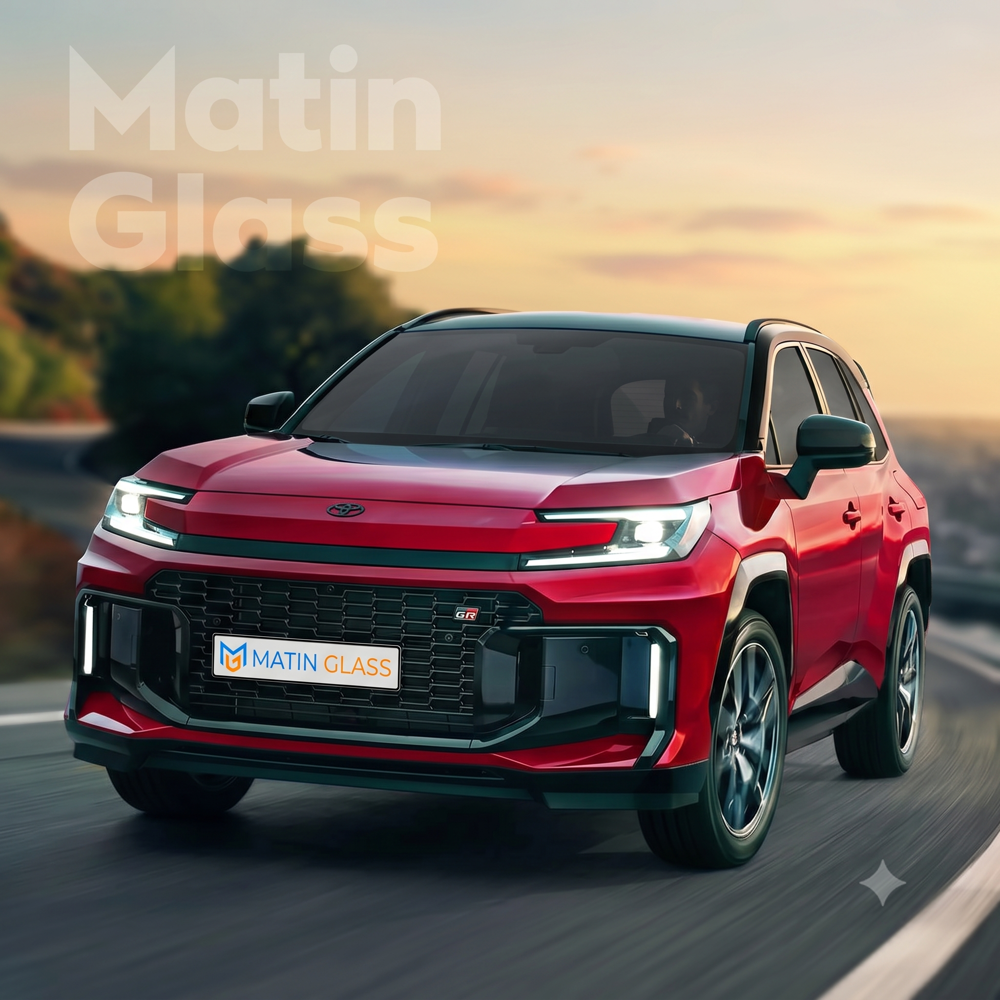 شیشه سولار تویوتا RAV4
